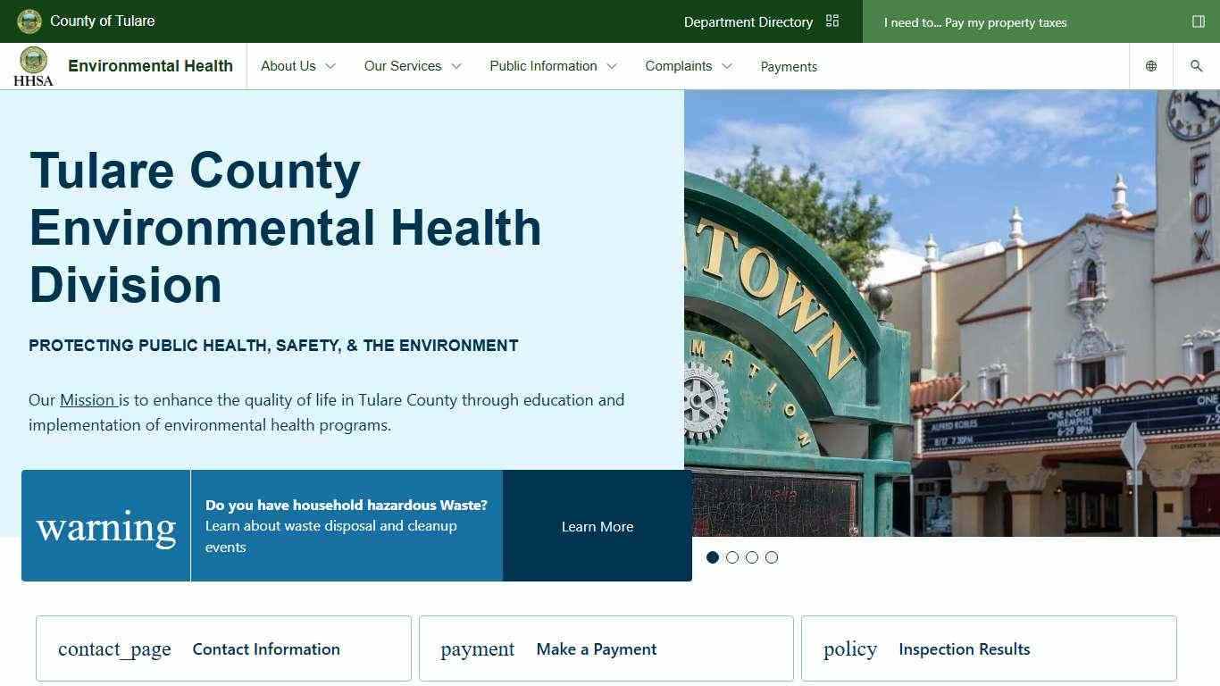 Environmental Health | Tulare